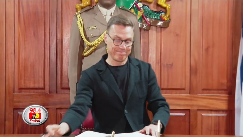 (WATCH) Finland President Alexander Stubb arrives in Kenya for state visit