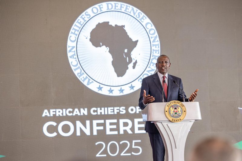 President Ruto urges militaries in Africa to forge closer cooperation