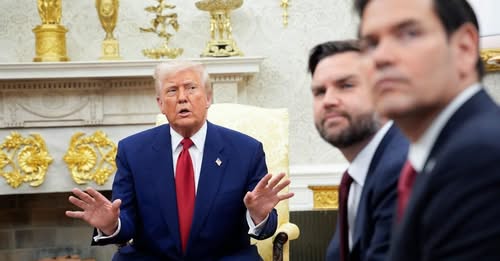Trump says top general to lead potential strike on Iran “if ordered”