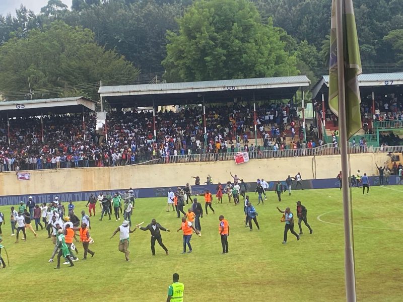 Several injured as Shabana and Gor Mahia fans clash at Gusii Stadium