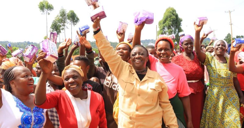 Senator Orwoba Distributes Sanitary Pads in Kisii, Renews Push for Free Menstrual Products on Hygiene Day