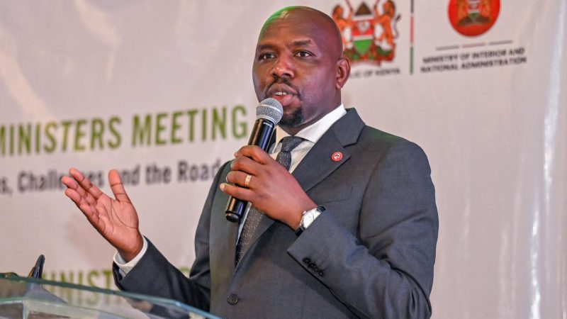 (WATCH) CS Murkomen warns against provoking police during protests, vows tough action on armed demonstrators