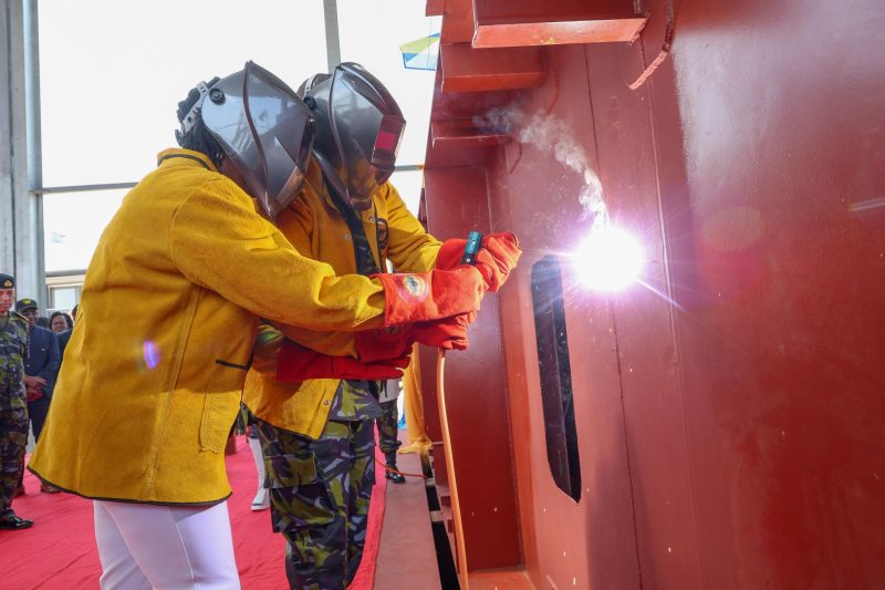 CS Tuya launches construction of a ferry in Kisumu