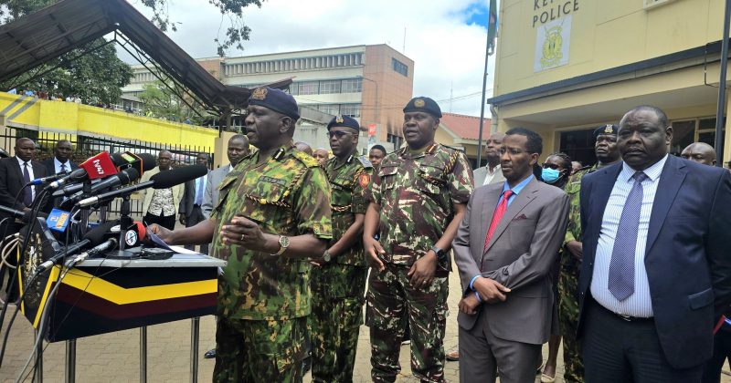 IG Kanja says influencer Albert Ojwang found unconscious during routine cell inspection
