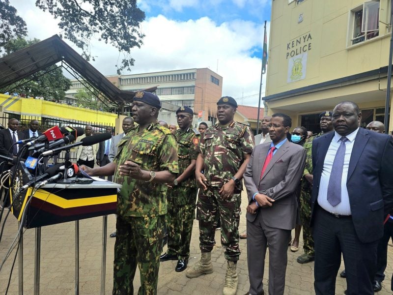 IG Kanja says influencer Albert Ojwang found unconscious during routine cell inspection