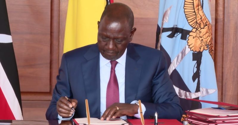 (WATCH) President Ruto assents to the Anti-Money Laundering and Combating of Terrorism Financing Laws Bill