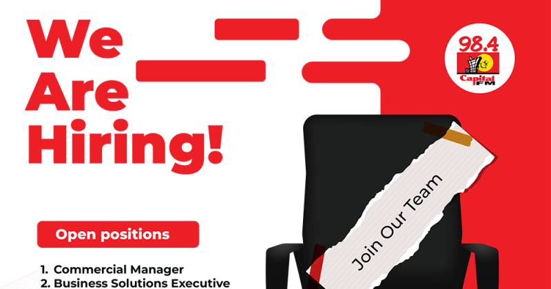 We are hiring! Join us as a Commercial Manager or Business Solutions Executive