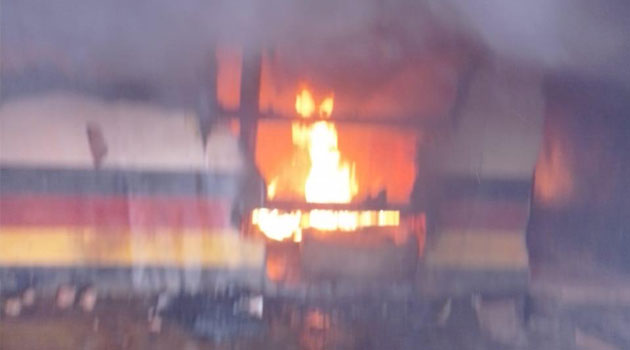 Students torch police patrol base after teen shot during arson attempt