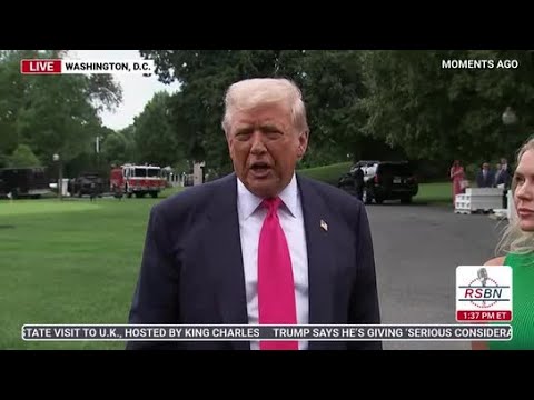 (WATCH) Trump expresses support for release of ‘credible’ files on accused sex trafficker Jeffrey Epstein