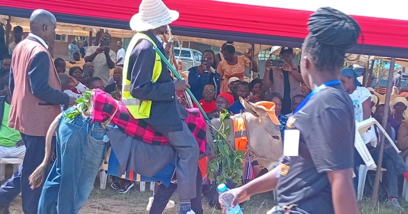 Wanga among politicians at Ojwang’s burial as police keep off