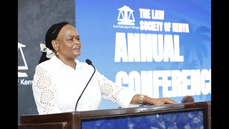 (WATCH) CJ Koome slams executive over attacks on judges after Ruto anticipatory bail protest