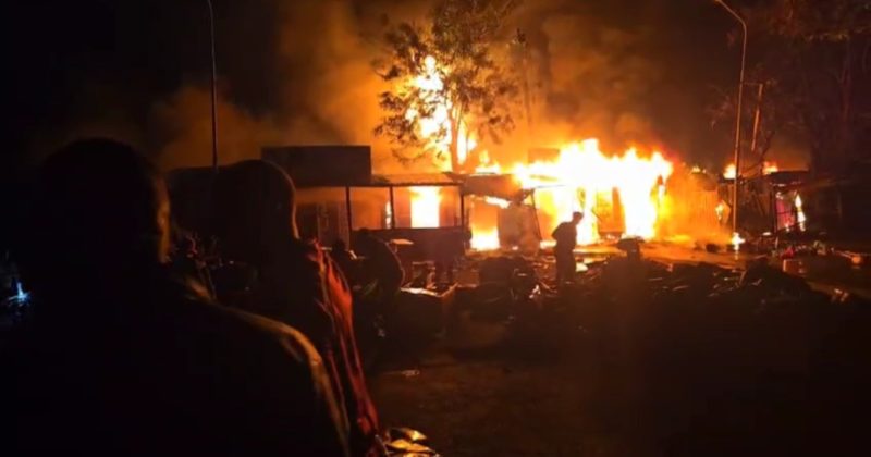 Fire razes down businesses at Kisumu bus park, city promises probe