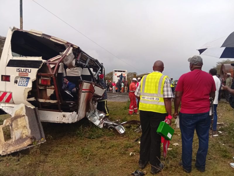 Probe underway after train slams into bus; leaving 8 dead, scores injured