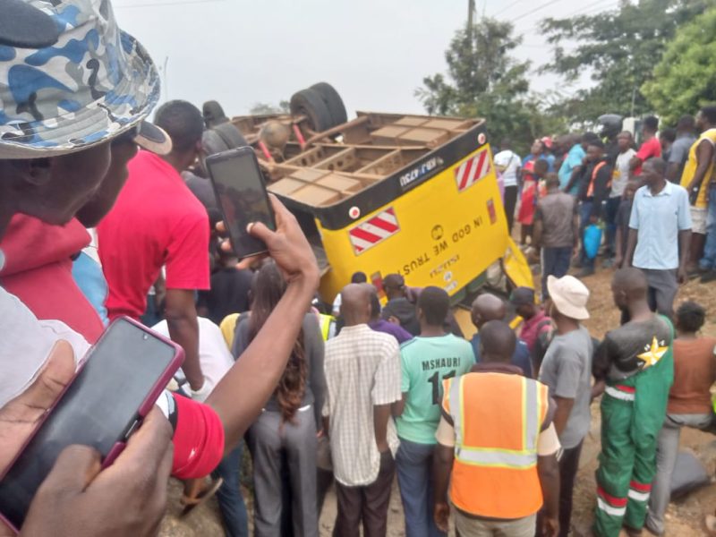 19 people killed in road accident along Kisumu-Kakamega highway