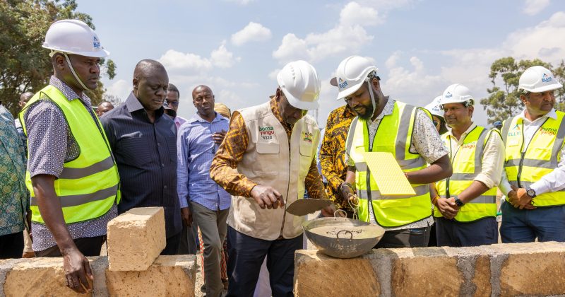 President Ruto launches construction of Sh750mn Awendo Affordable Housing Project