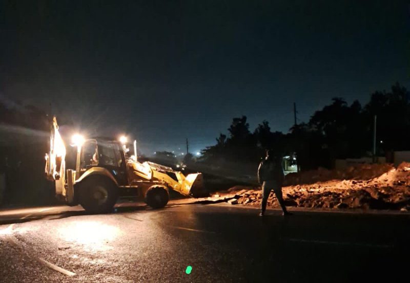 Kisumu roundabout black spot where 26 people perished in road accident destroyed