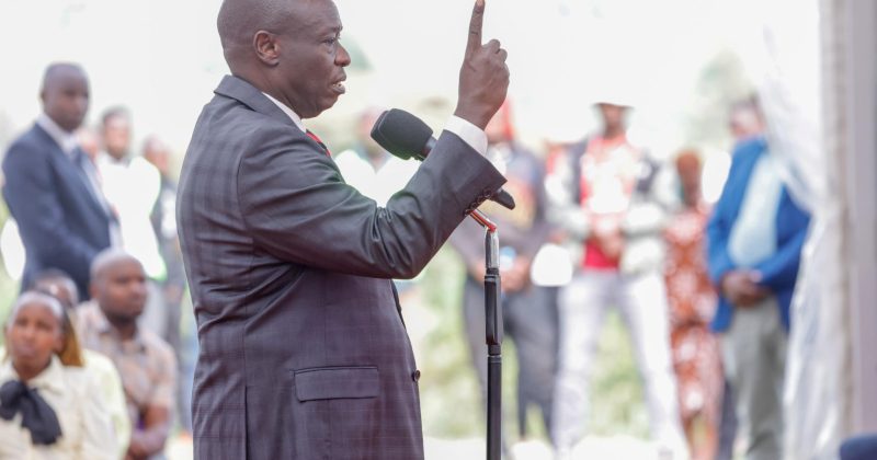 Gachagua criticises Murkomen over Mandera security claims