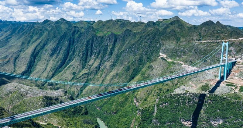 World’s highest bridge in Guizhou drives tourism boom after opening