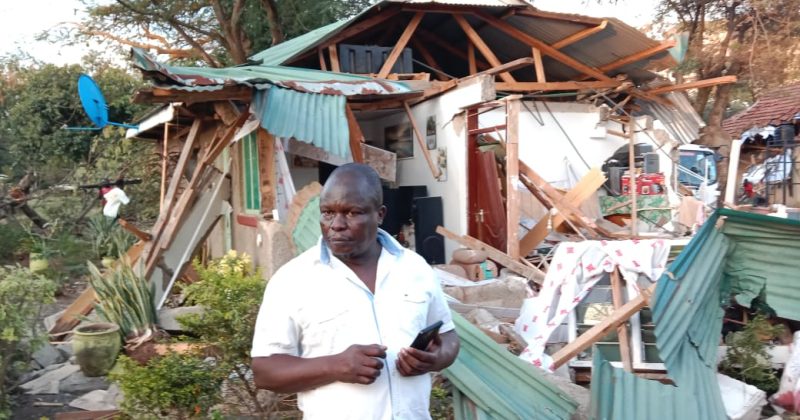 14 Families Displaced as bulldozers flatten property in land Ownership Dispute