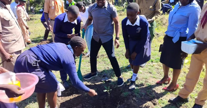 Schools Key to Climate Action, Says Interior PS During Tree Planting Drive