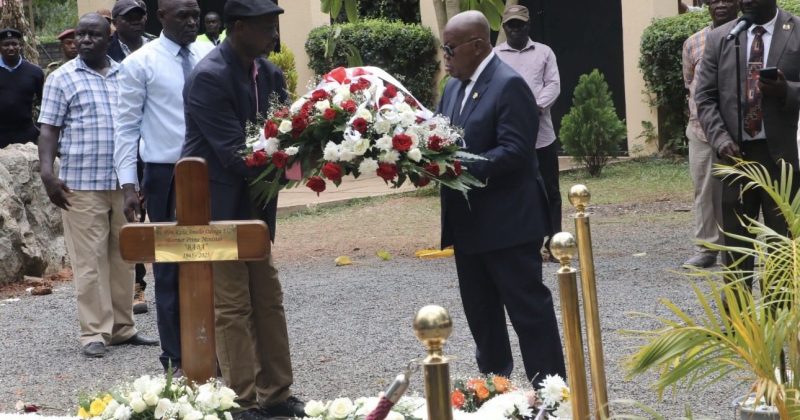 Ghana’s Nana Akufo-Addo leads tributes to Raila Odinga in Bondo