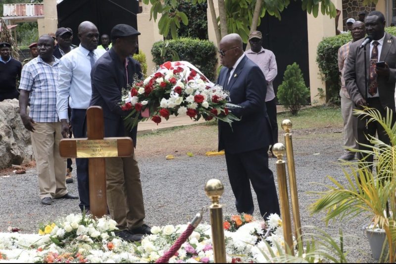 Ghana’s Nana Akufo-Addo leads tributes to Raila Odinga in Bondo