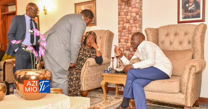 Ruto Leads Government Delegation to Raila’s Home in Karen