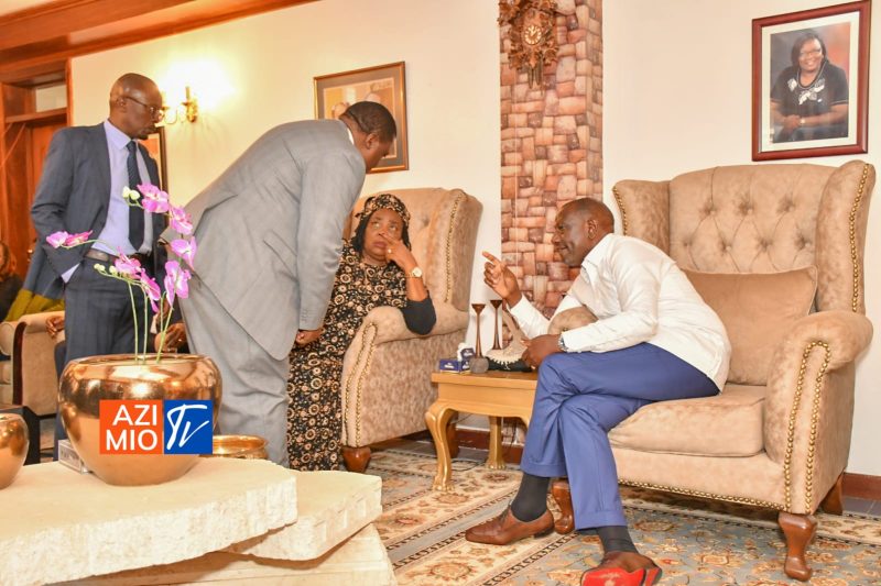 Ruto Leads Government Delegation to Raila’s Home in Karen