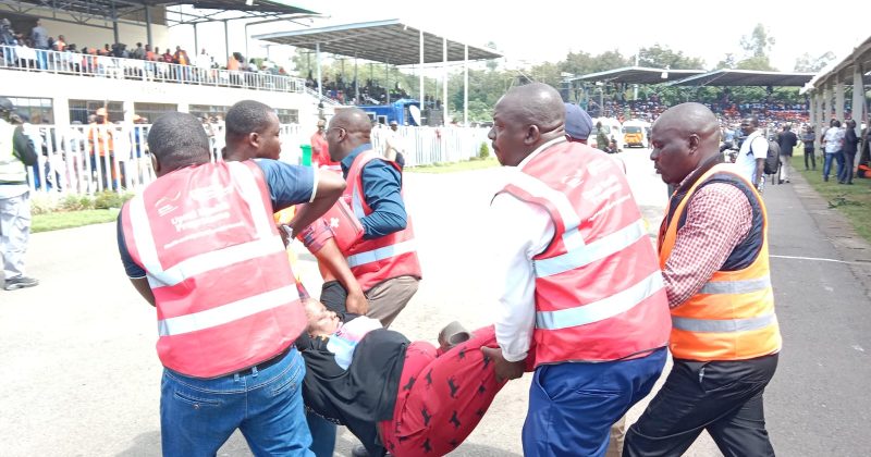 Viewing of Raila’s body underway in Kisumu as mourners collapse