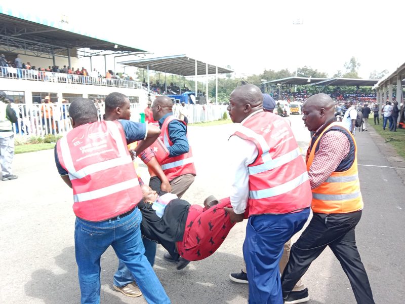 Viewing of Raila’s body underway in Kisumu as mourners collapse