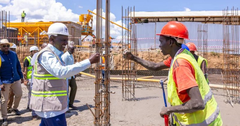 Ruto launches Elburgon social housing, breaks ground on 382 units in Marigat