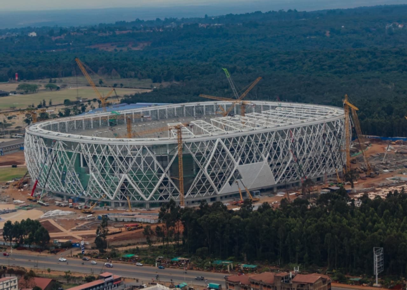 Talanta Stadium construction sustains momentum — latest progress in photos