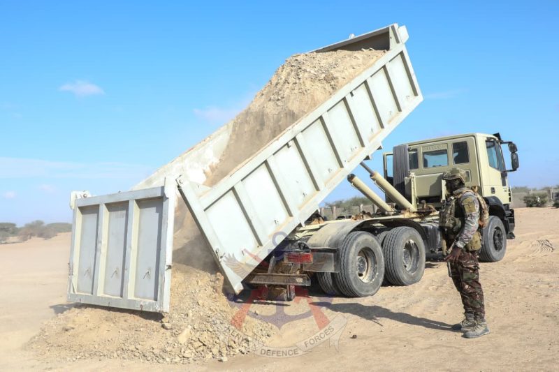 KDF undertake renovation works at Somalia’s Dhobley Airstrip