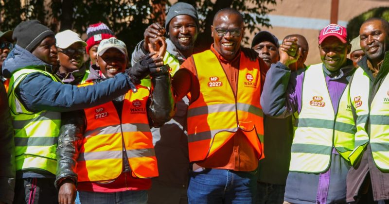 Youthful lawyer Wakili Dann Mwangi takes Molo by storm as 2027 MP race takes shape