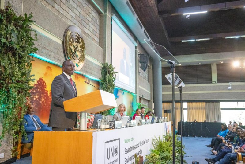 President Ruto Calls for Green, Inclusive Economic Transformation at UNEA7