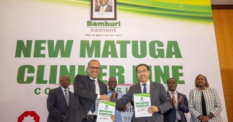 Bamburi Cement inks Sh32 Billion Greenfield Clinker Factory construction agreement