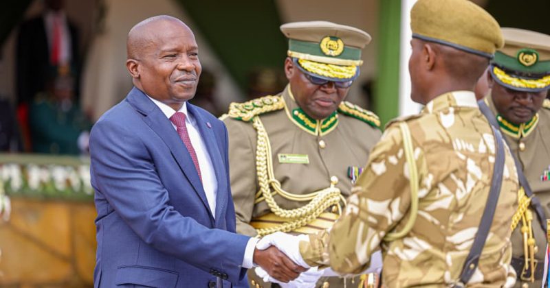 Kindiki lauds AI, new wildlife corridors as 147 KWS cadets pass out in Manyani