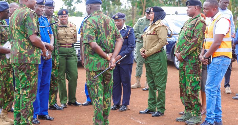 IG Douglas Kanja Leads Road Safety Assessment on Christmas day