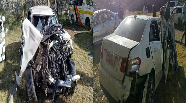 PICTORIAL: The Wreckage of Cyrus Jirongo’s Mercedes-Benz E350