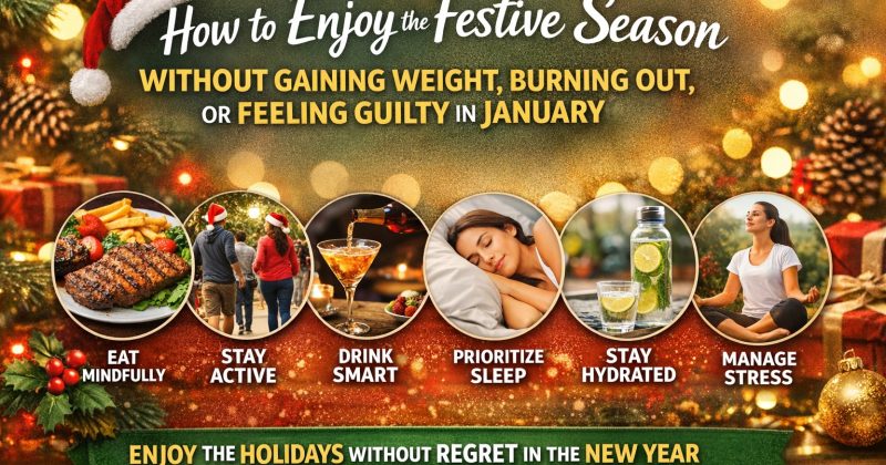 How to Enjoy the Festive Season Without Gaining Weight, Burning Out, or Feeling Guilty in January