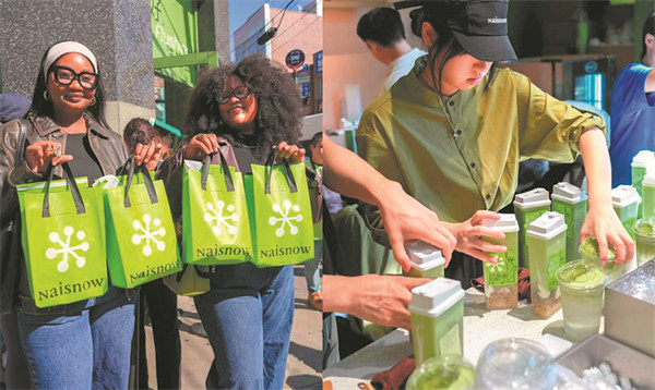 Chinese tea brands boom in US as Mixue, HeyTea draw long lines in New York