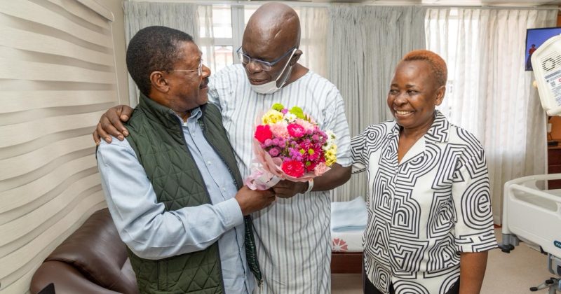Speaker Wetang’ula Visits Ailing Kwanza MP Ferdinand Wanyonyi in India