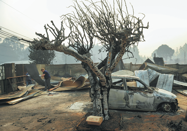 Chile wildfires rage for 3rd day as toll rises to 20 – China Daily