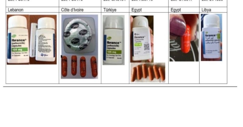 Pharmacy Board warns of falsified breast cancer drug IBRANCE