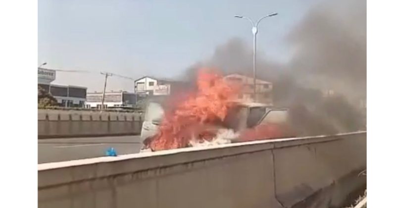 MOJA Expressway: No casualties after vehicle fire near Southern Bypass