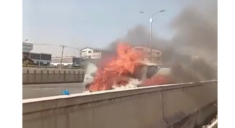 MOJA Expressway: No casualties after vehicle fire near Southern Bypass