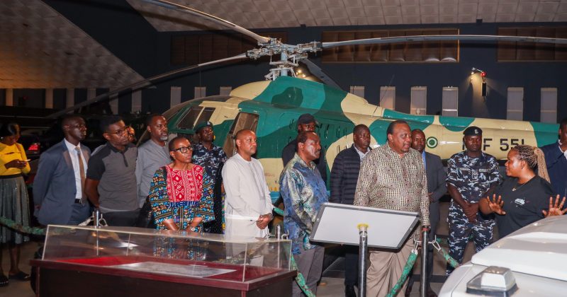 PICTURES: Uhuru tours Obasanjo Presidential Library
