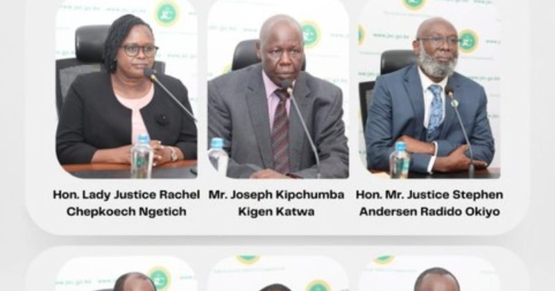Katwa Kigen, IPOA Chair Issack Hassan among 15 nominated for Court of Appeal judges