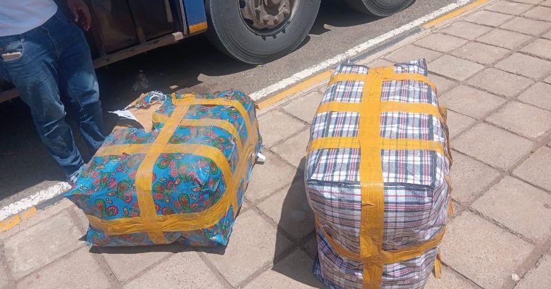 2.5 Million Shillings Cannabis Seized from Tanzania-Bound Bus at Namanga