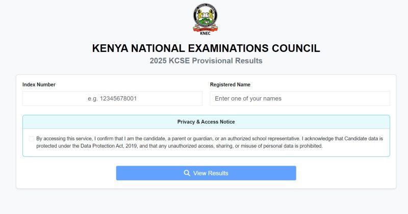 KCSE 2025: How to check your results after KNEC portal goes live